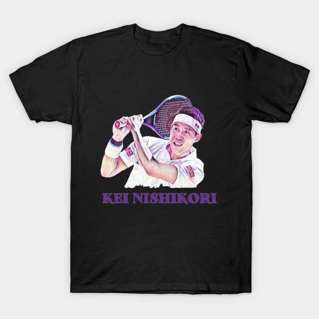 kei nishikori T-Shirt by BorodinaAlen